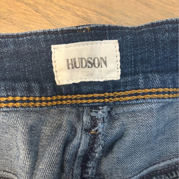 Hudson Dark Wash Straight Leg  Blue Jeans Women’s size 31 - Picture 7 of 8